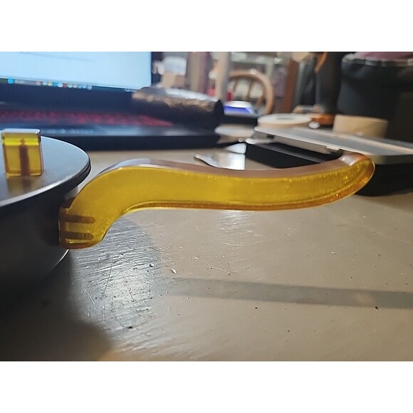 Vintage Club Aluminum Saucepan w/ Lid – Amber Bakelite Handle Mid-Century USA - Picture 7 of 12